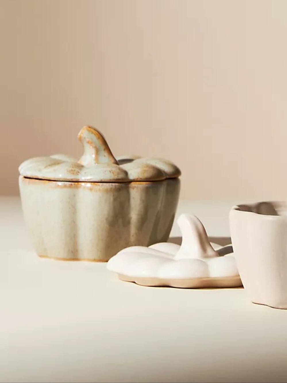 Anthropologie Pumpkin Ramekin Candle Pumpkin & Sweet Vanilla